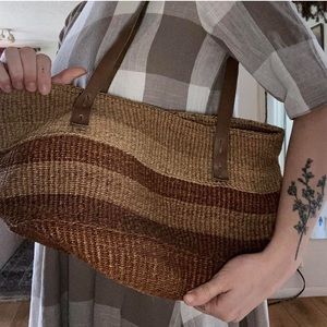 Woven jute sisal bag